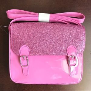 NWT-Gymboree Pink Patent Crossbody Bag